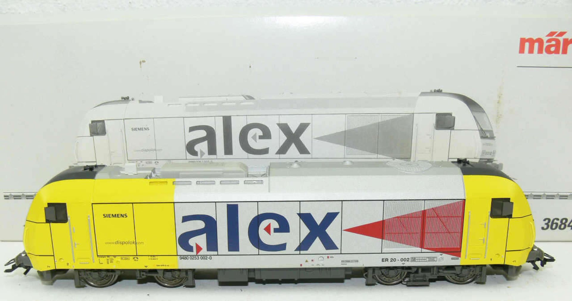 Märklin 36848, Diesellokomotive BR ER 20 "Alex", Epoche IV. BN ER 20-002. Mit leichten Laufspuren.