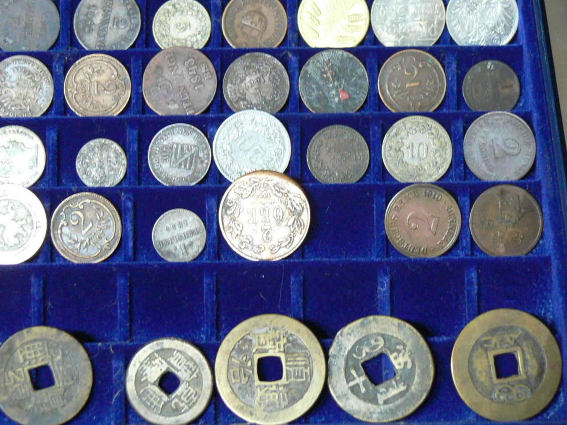 Großes Lot alte Münzen aus aller Welt aus dem 17. bis 19. Jahrhundert. Über 100 Stück. Darunter u. - Bild 5 aus 6