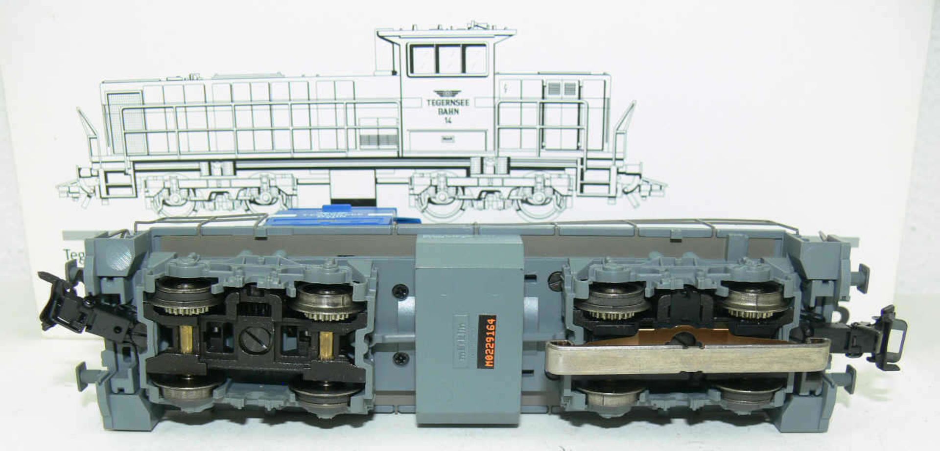 Märklin 33645, Diesellokomotive "Tegernsee - Bahn". Guss. Blau. Mit Universalelektronik für Delta - Bild 2 aus 2