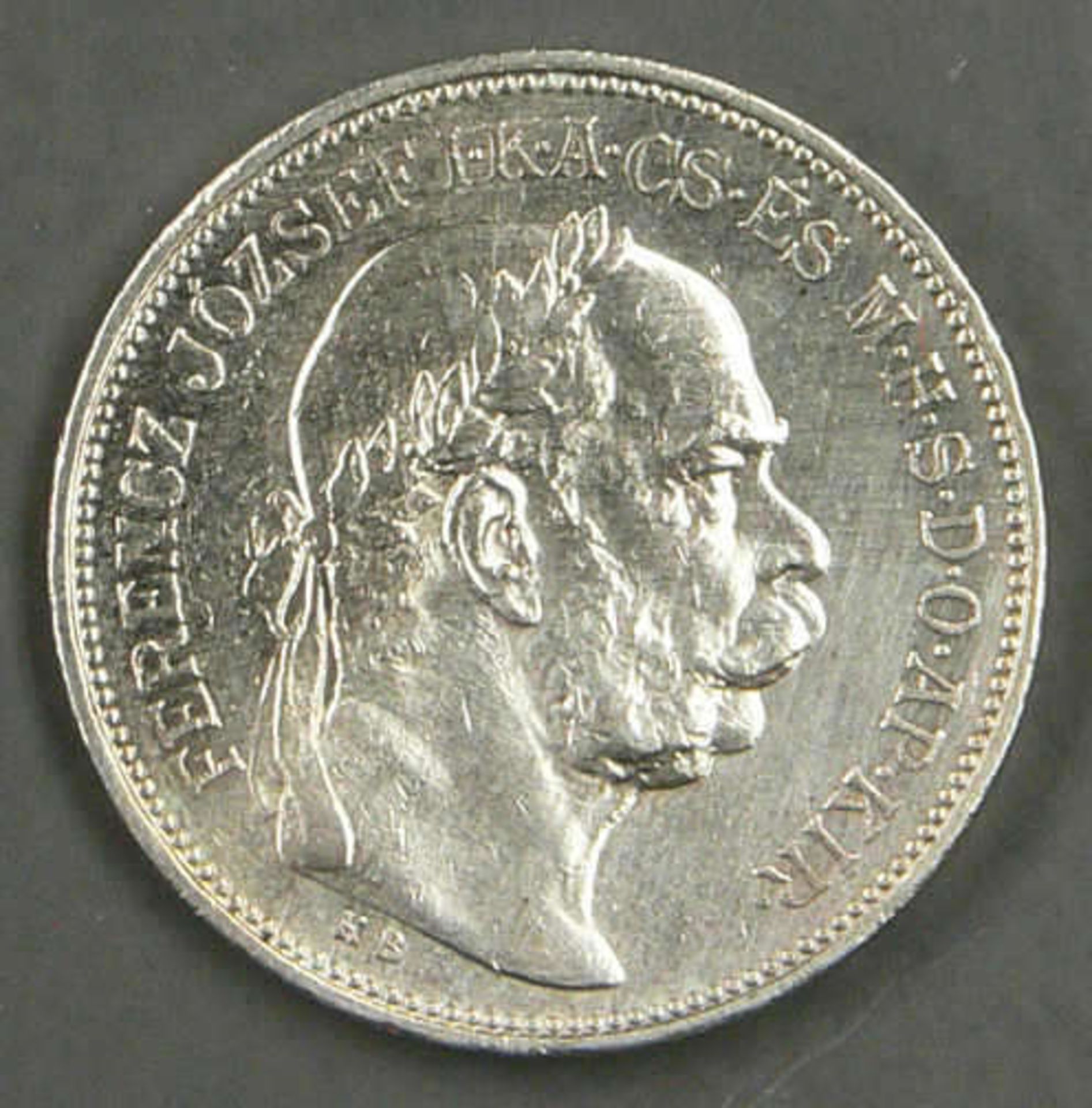 Österreich 1913, 2 Korona, unzirkuliert. Austria 1913, 2 corona, uncirculated. - Bild 2 aus 2