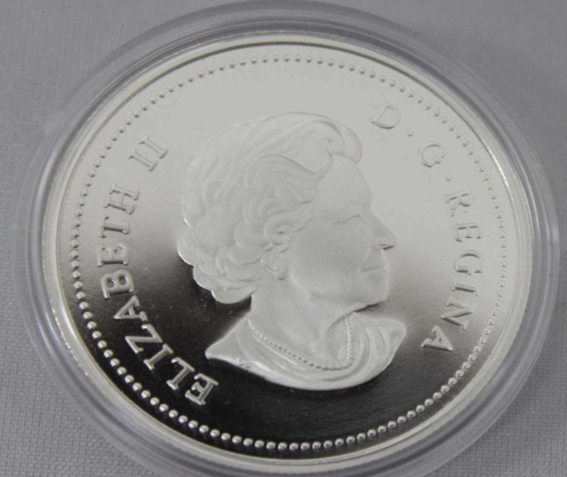 Canada Silber Dollar "400 Jahre franz. Besiedlung in PP mit Zertifikat im Etui. Canada Silver Dollar - Image 2 of 2