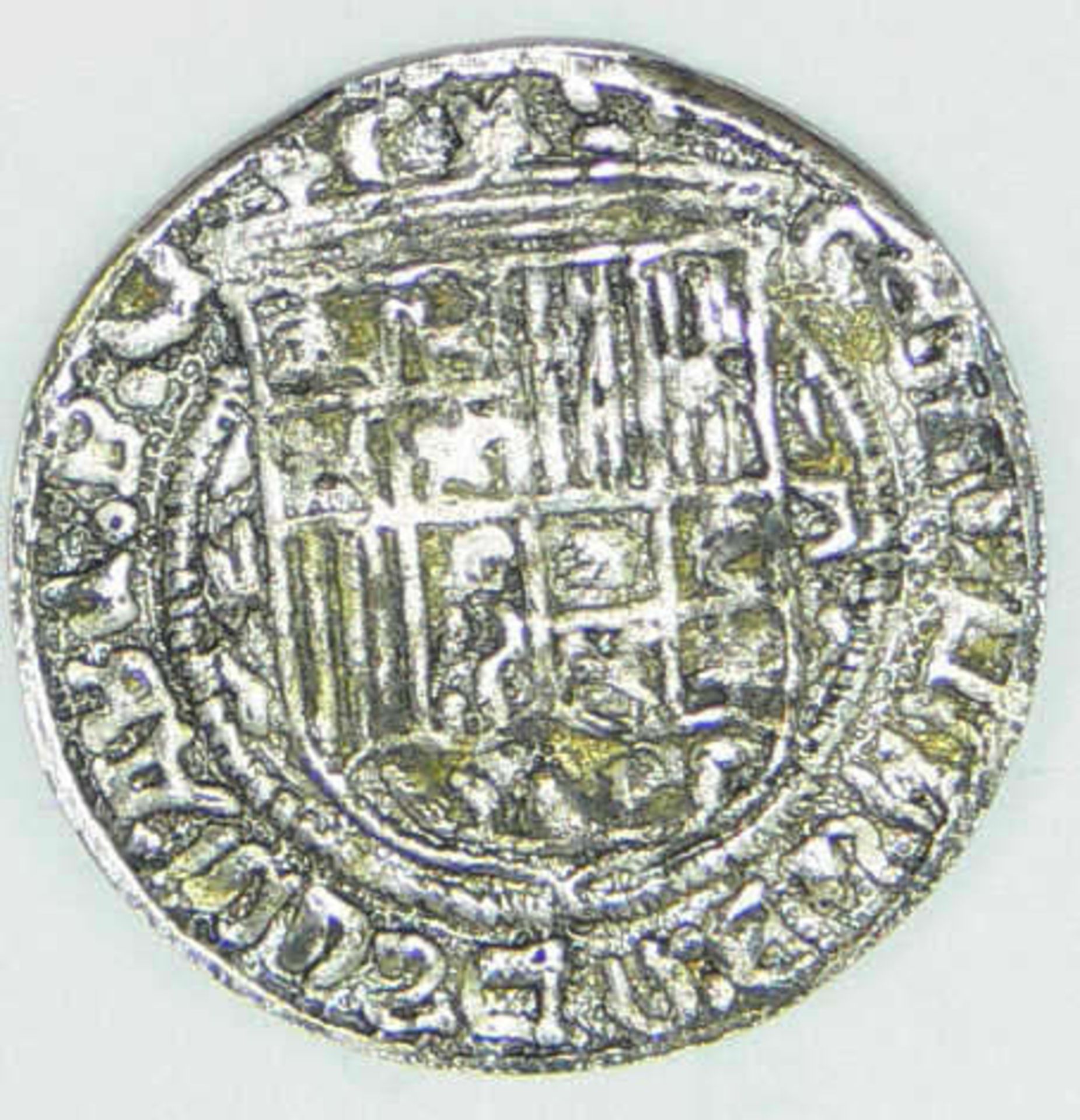 Spanien 1469 - 1504, Reales, Ferdinand V. und Isabella. Silber. - Bild 2 aus 2