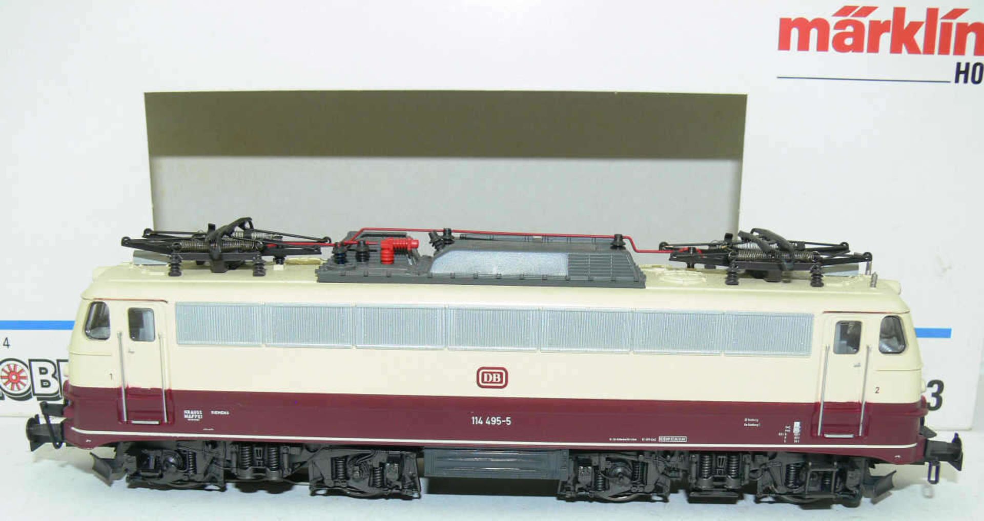 Märklin - Hobby 3033, E - Lokomotive BR 114 der DB. BN 114 495-5. Sehr guter Zustand in OVP.