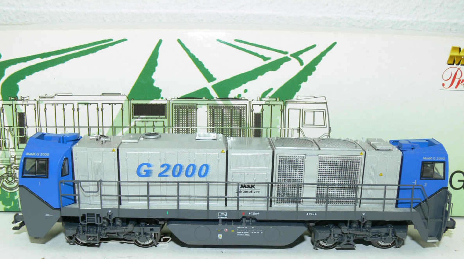 Mehano T 277 Vissloh G 2000. Diesellokomotive. Wechselstrom. Neuwertig in OVP.
