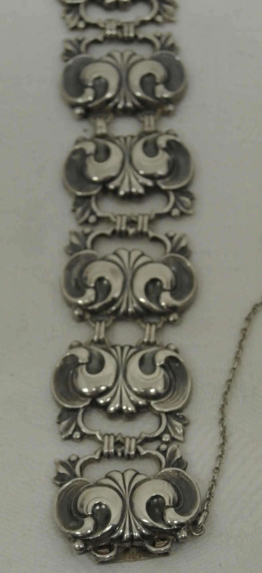 WMF Ikora Armband in 835er Silber gearbeitet. Länge ca. 20 cm. WMF Ikora bracelet in 835 silver - Bild 2 aus 3