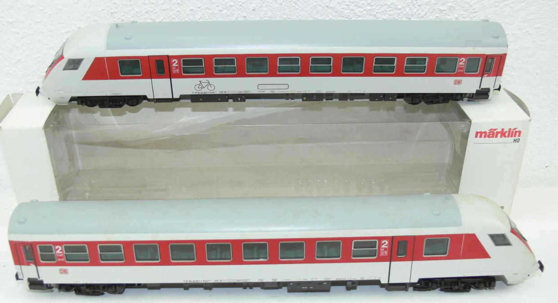 Märklin H0, 2 x 43303 IC - Steuerwagen, 1 x in OVP.