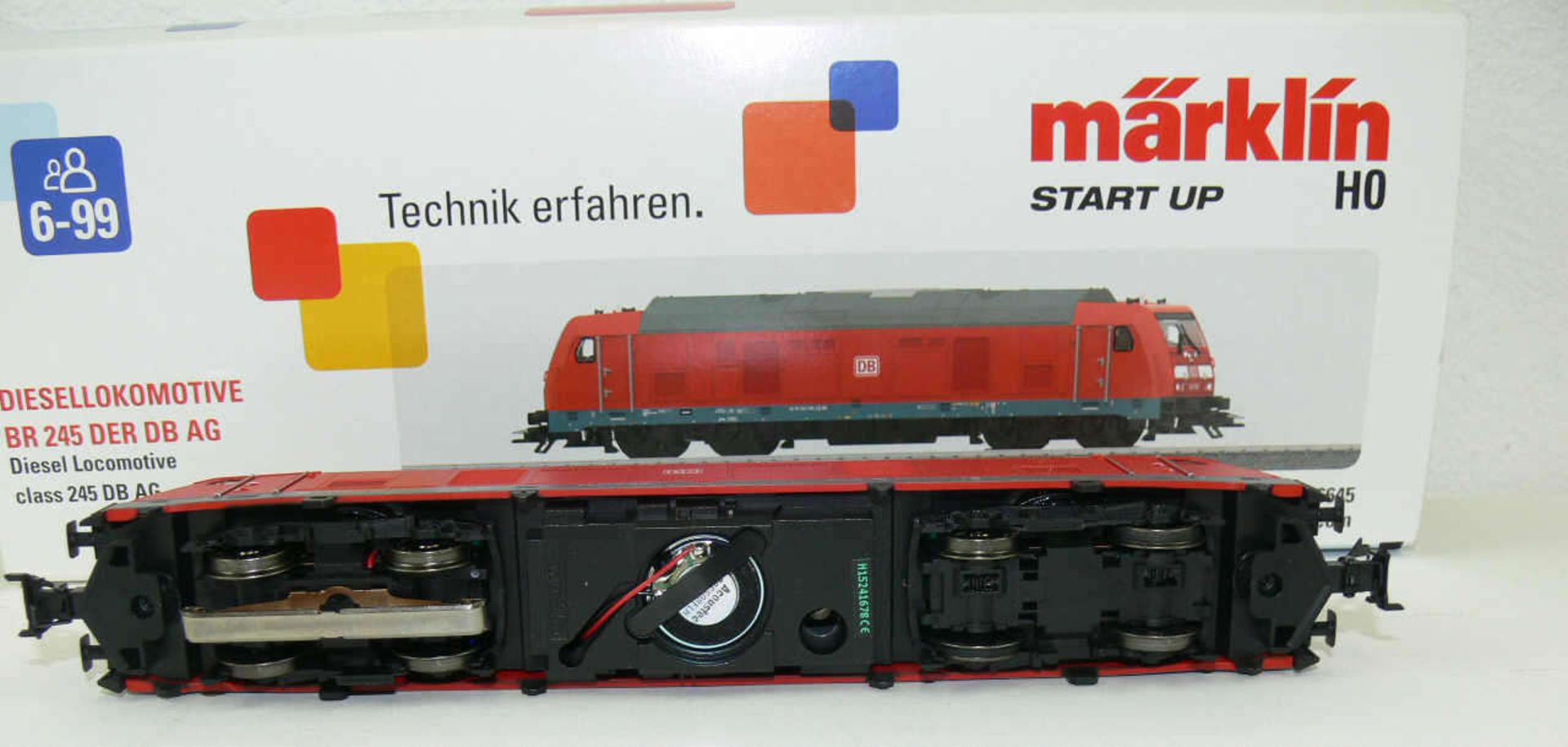 Märklin 36645, Diesellokomotive BR 245 der DB. Neuwertiger Zustand in OVP. - Bild 2 aus 2