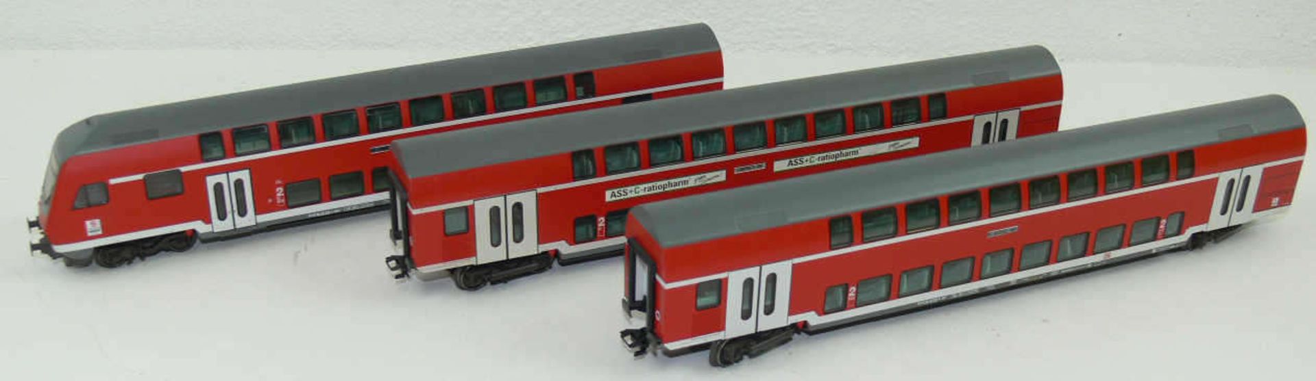 Märklin Doppelstock - Zug, 3-teilig. Sehr guter Zustand. Ohne OVP.