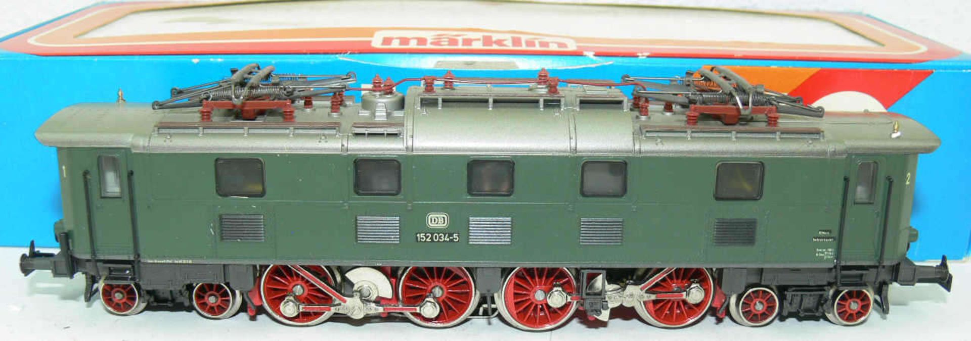 Märklin H0 3366, E - Lokomotive BR 152 der DB. BN 152 034-5. Sehr guter Zustand. In OVP.