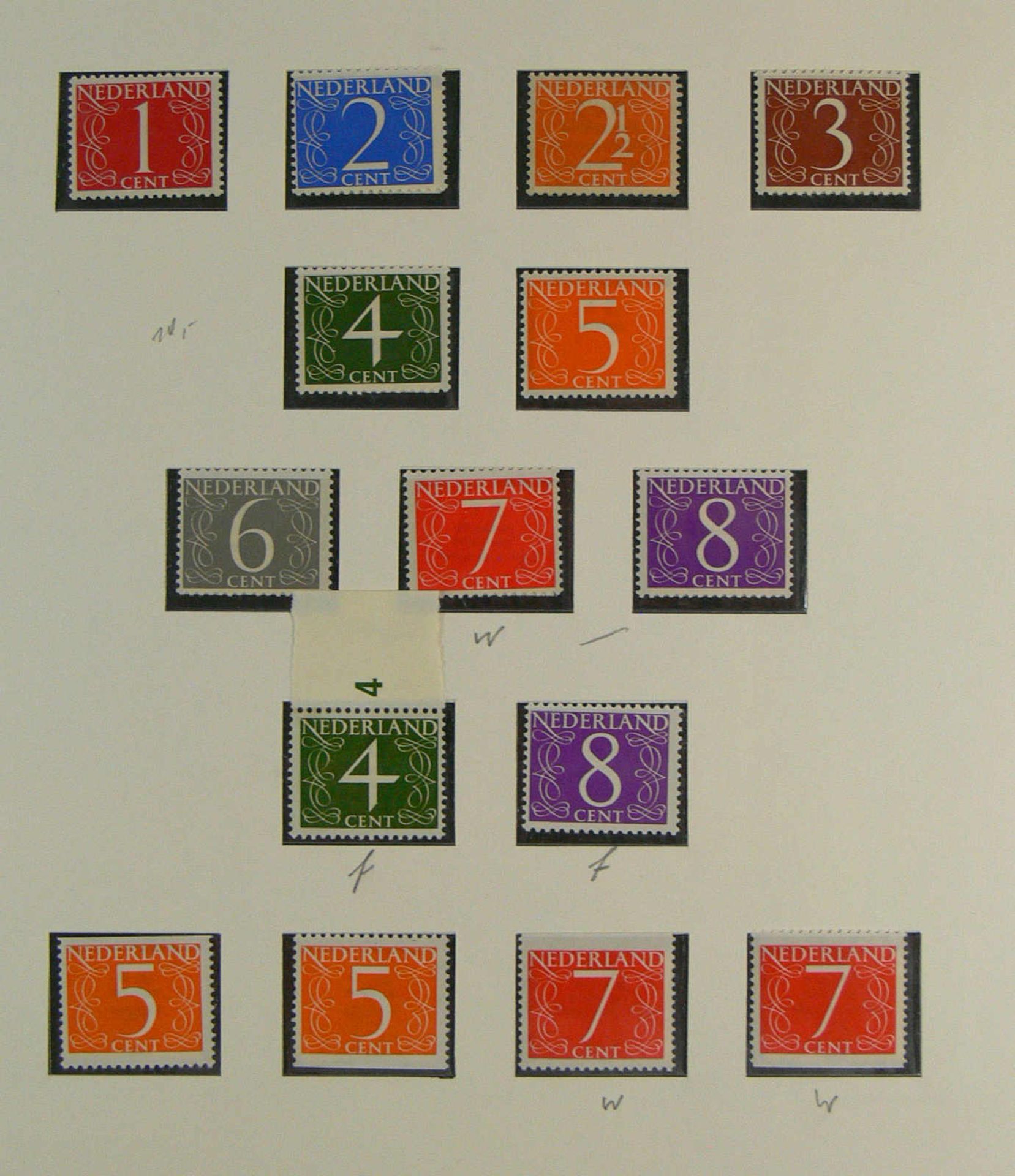 Niederlande-Sammlung, gute Einsteigersammlung mit zum Teil besseren Werten, 1945 - 1951 und 1961- - Image 3 of 9