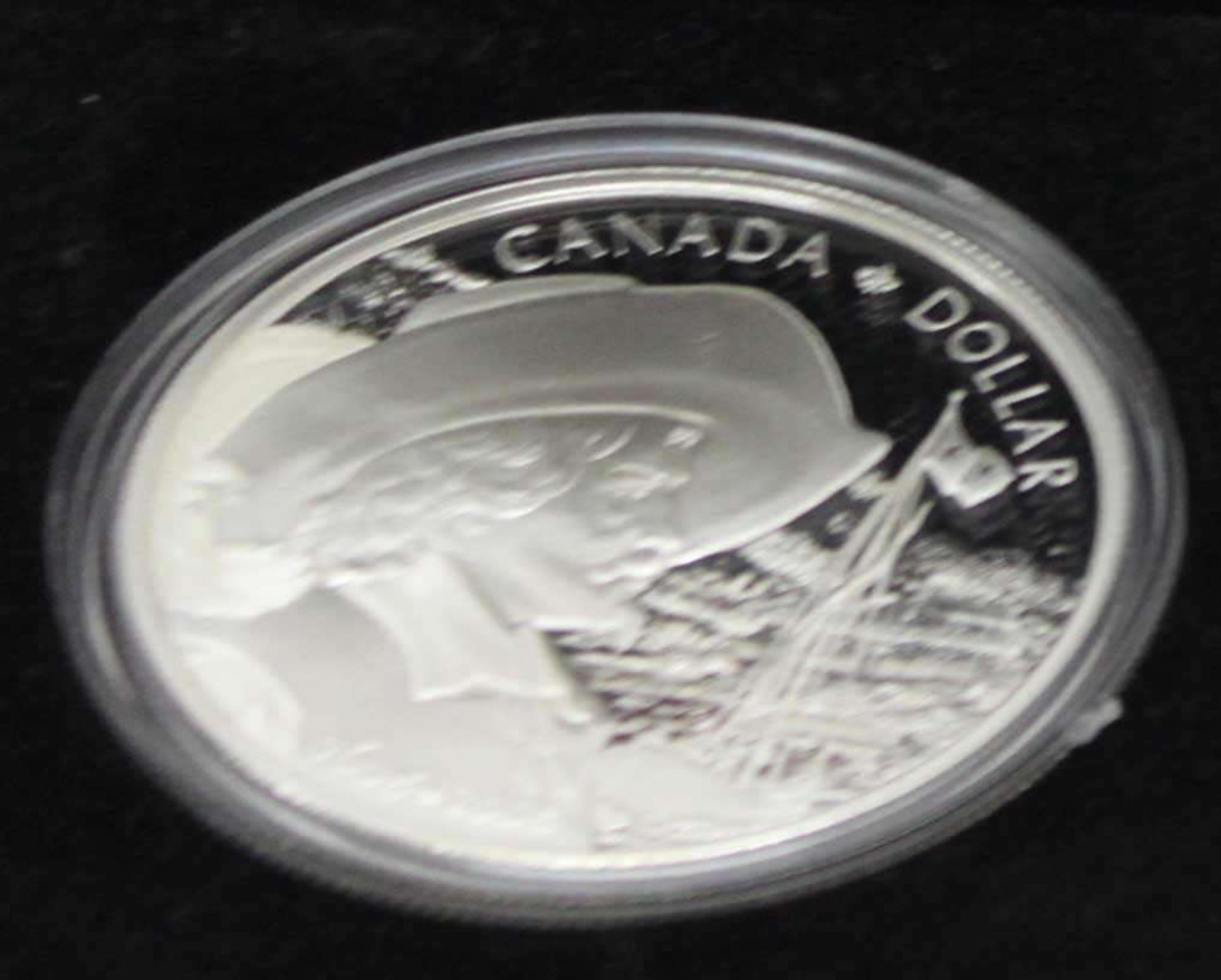 Canada Dollar von 2008 Quebec City Samuel de Champlain , Proof Silver Dollar im Etui Canada Dollar