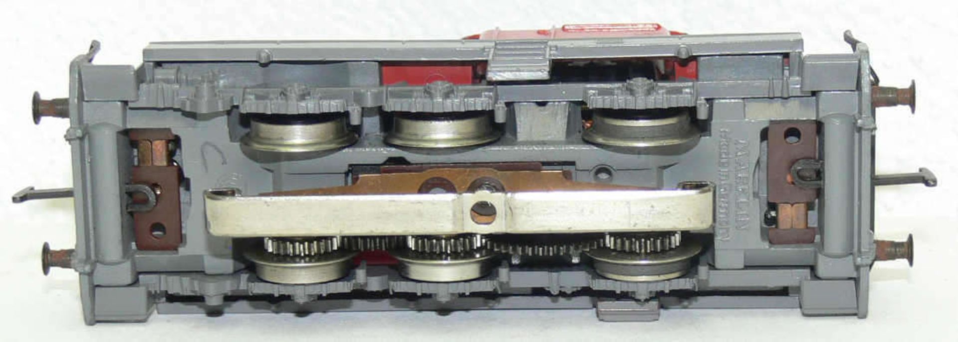 Märklin E - Werkslokomotive. Rot. Sehr guter Zustand mit leichten Laufspuren. - Bild 2 aus 3