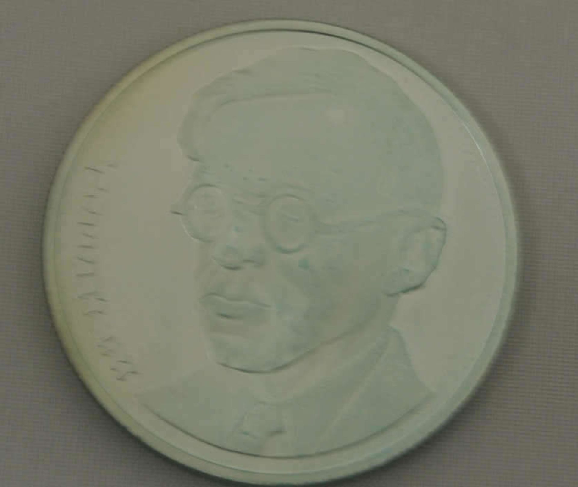 Israel Silbermünze, 25 Schekel, 1980 Zeev Jabotinsky Centenary im Folder, 900er Silber, 26 gr - Bild 2 aus 2