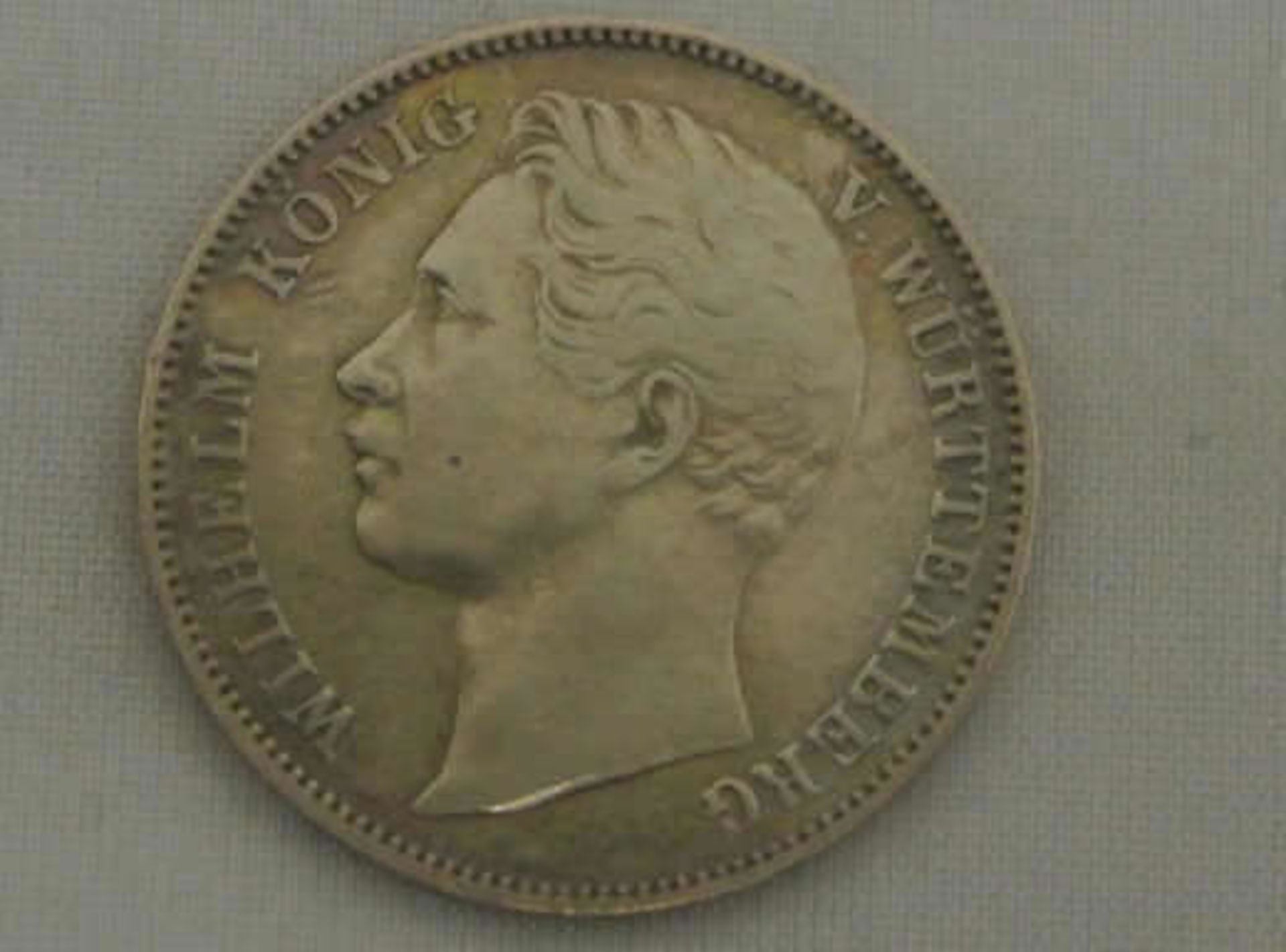 Württemberg, 1/2 Gulden, Wilhelm I. 1816 - 1864, hier 1861. Erhaltung: sehr schön - vorzüglich. - Bild 2 aus 2