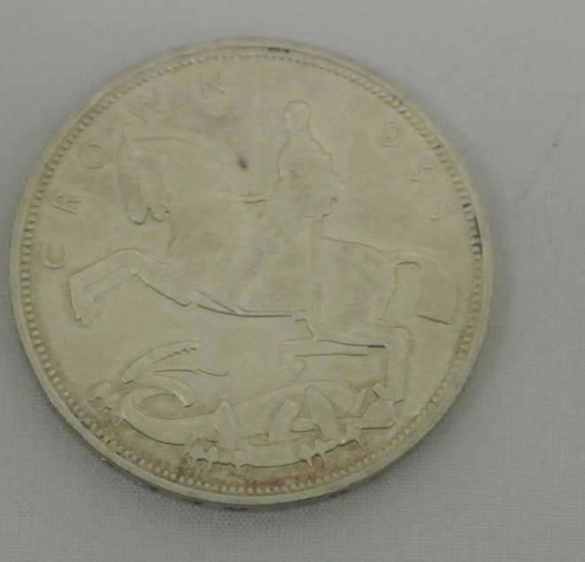 England, 1 Crown 5 Shilling 1935 England, Regierungsjubiläum, Silber, Gewicht ca. 28,2 gr