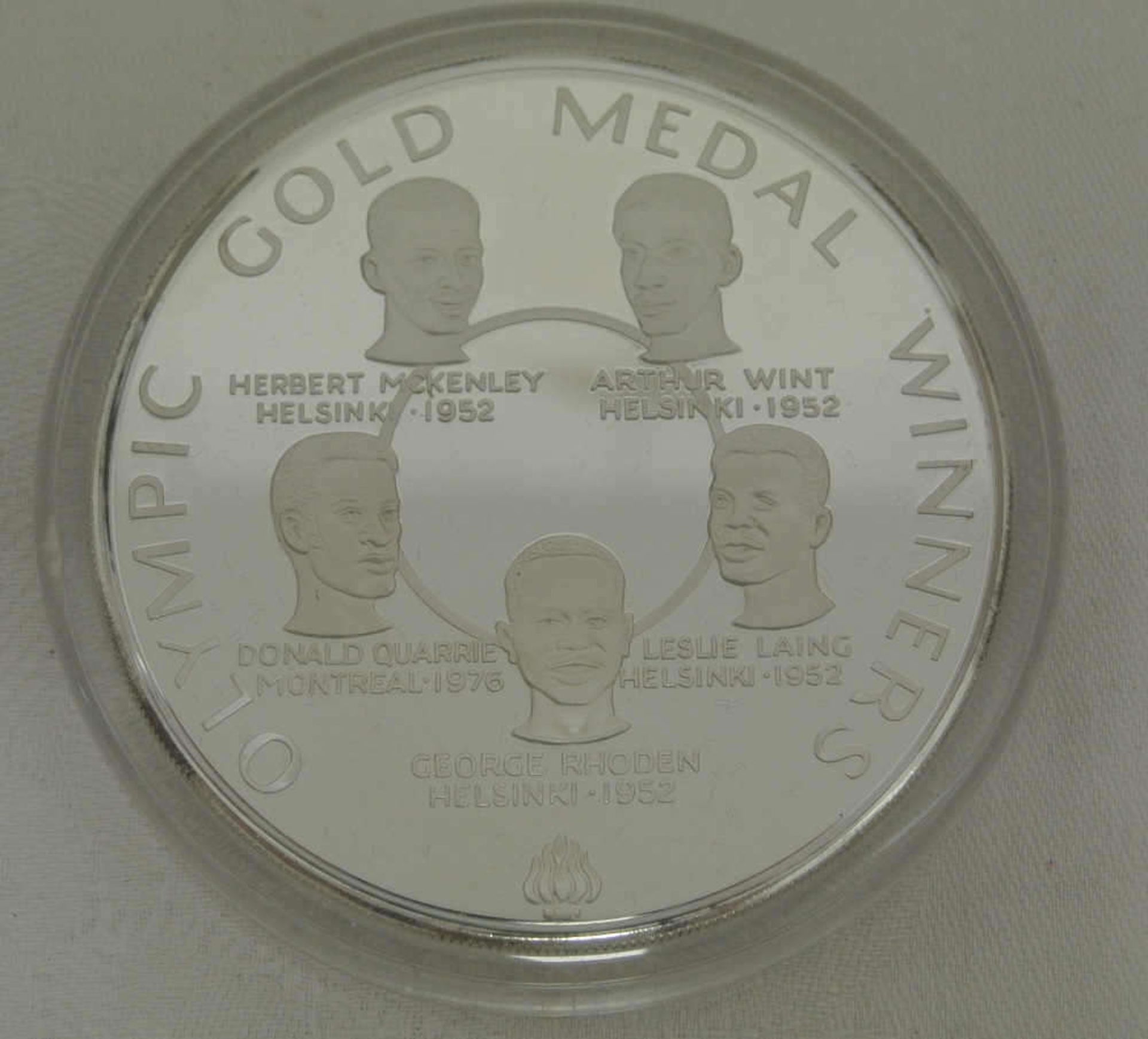 25 Dollar 1980, Jamaica Olympiade, Moskau 1980, Goldmedaillengewinner PP, in Original Schachtel - Image 3 of 3