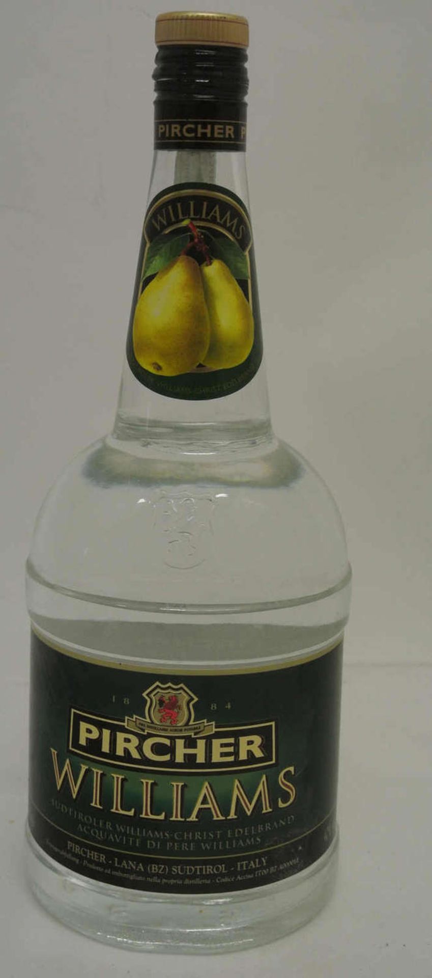 1 Flasche Pircher Williams Edelbrand, 1500 ml