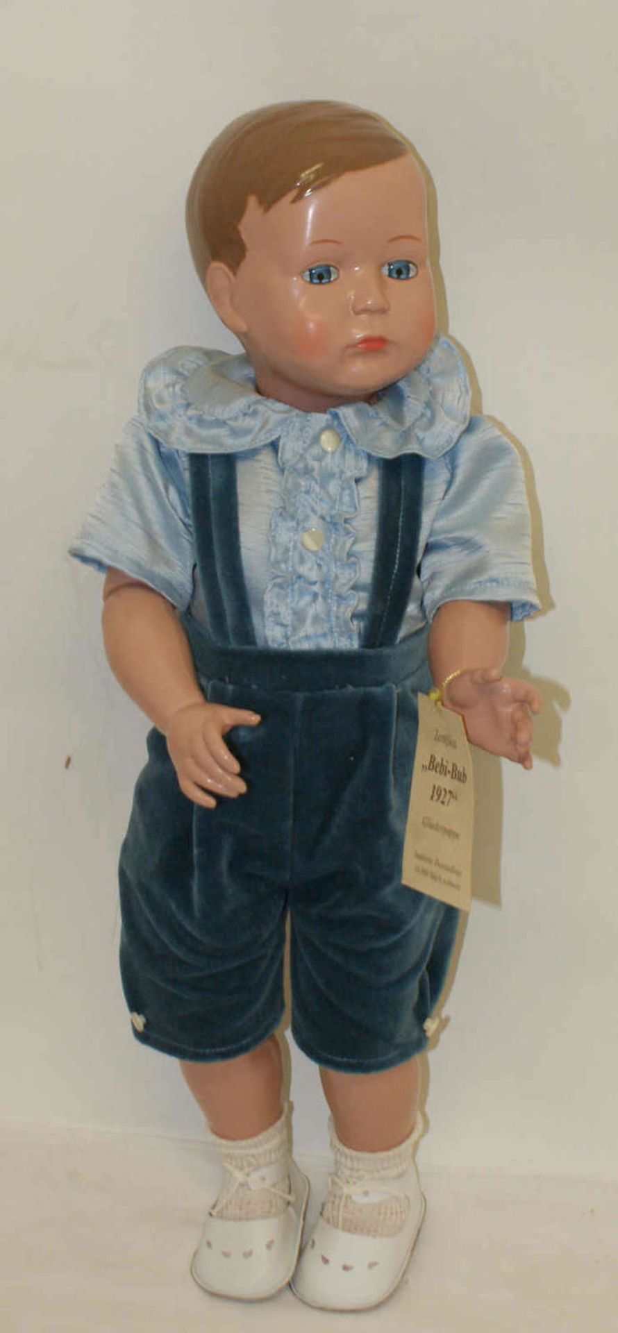 Schildkröt Puppe "Bebi-Bub 1927", Gliederpuppe, limitierte Zweitauflage 10.000 Stück weltweit.