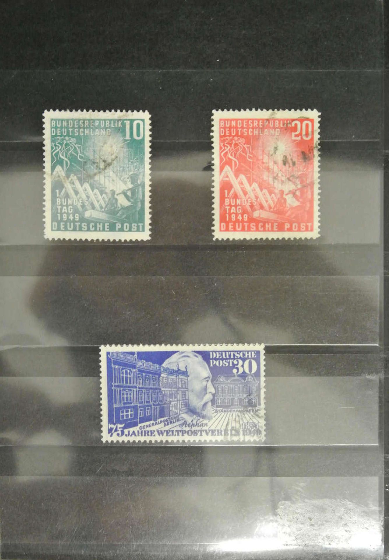 BRD, Michel Nr. 111-112, sowie 116