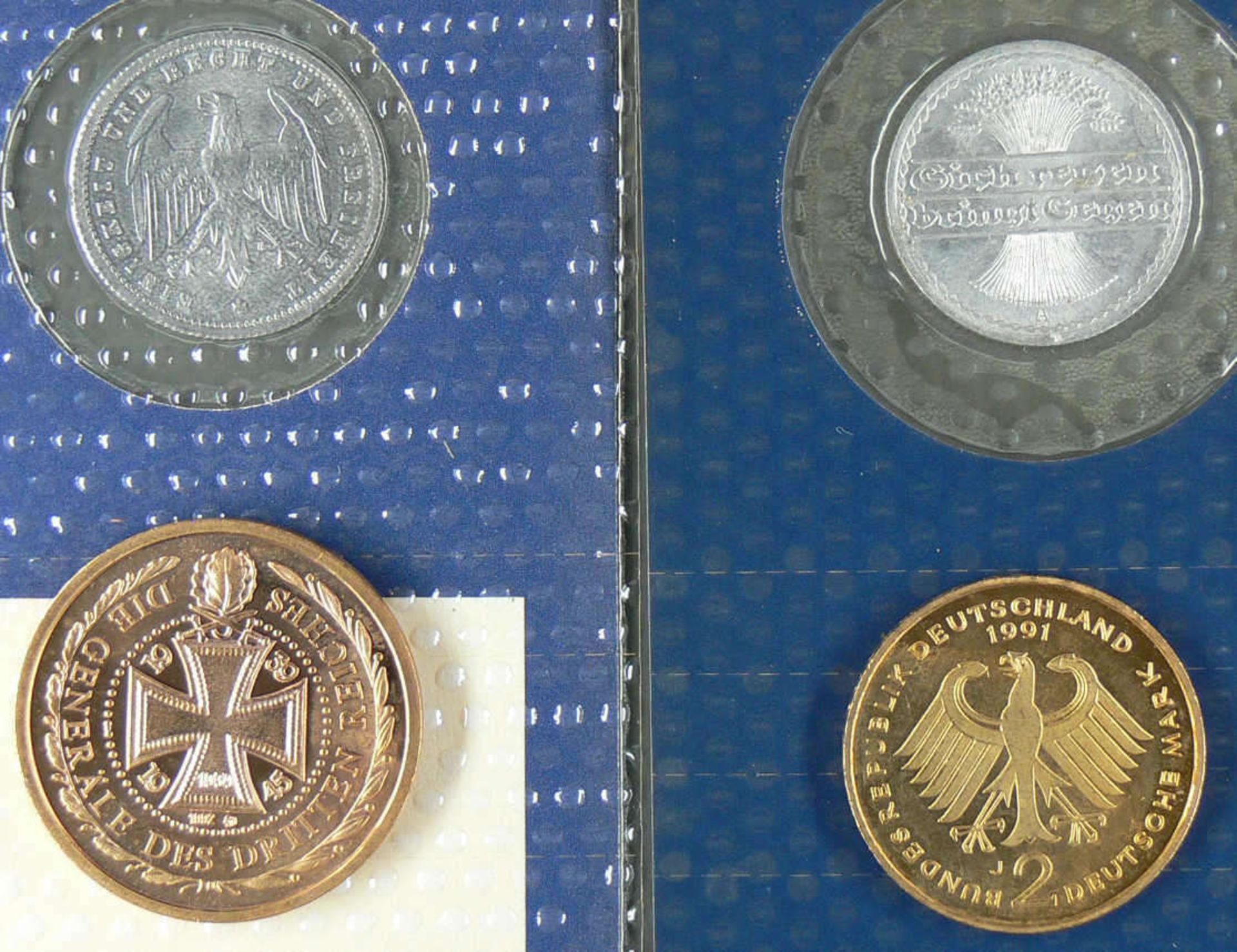 Deutschland Münzlot, bestehend aus: Deutsches Reich 1922 50 Pfennig, 1923 200 Mark, - Bild 2 aus 2