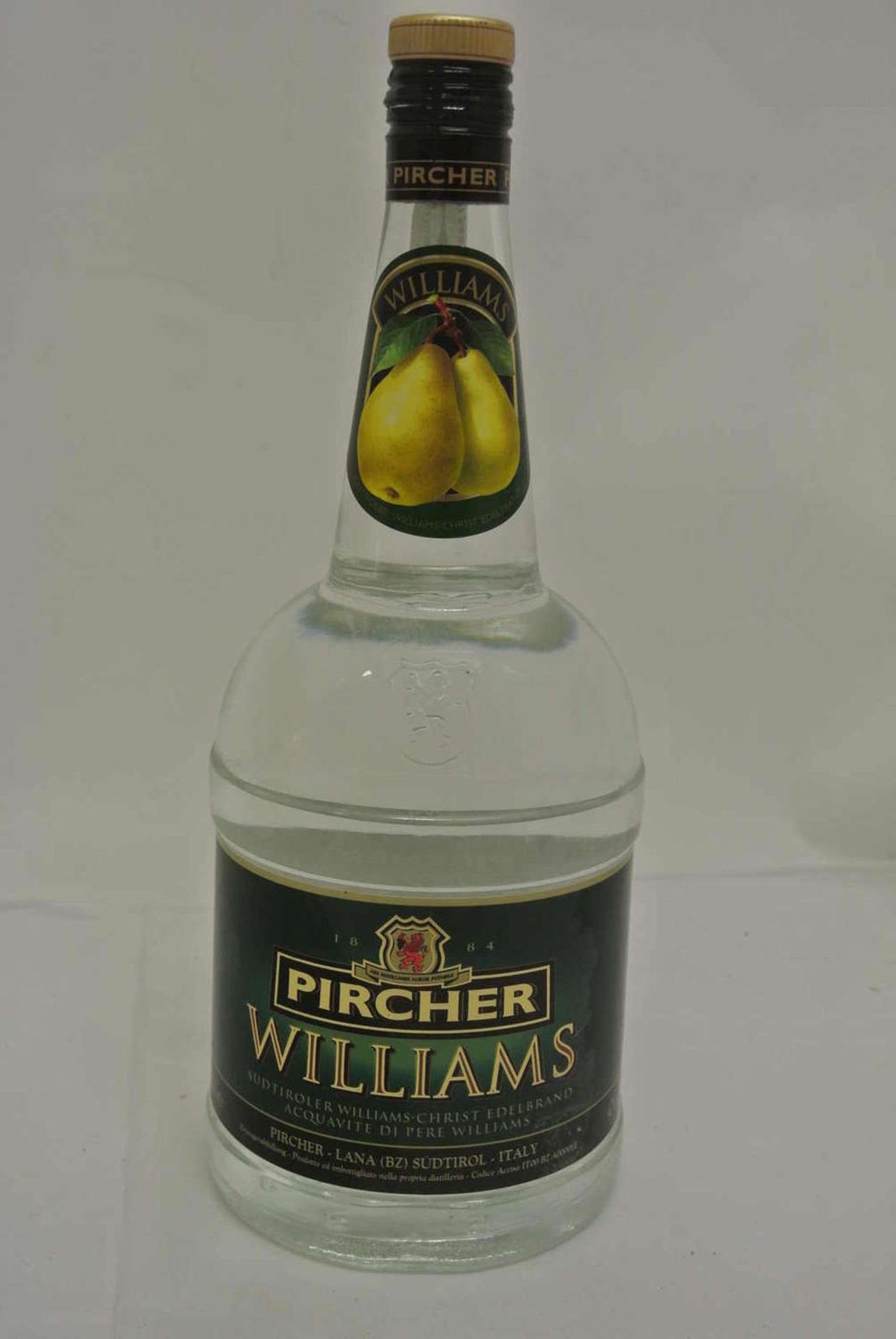 1 Flasche Pircher Williams Edelbrand, 1500 ml