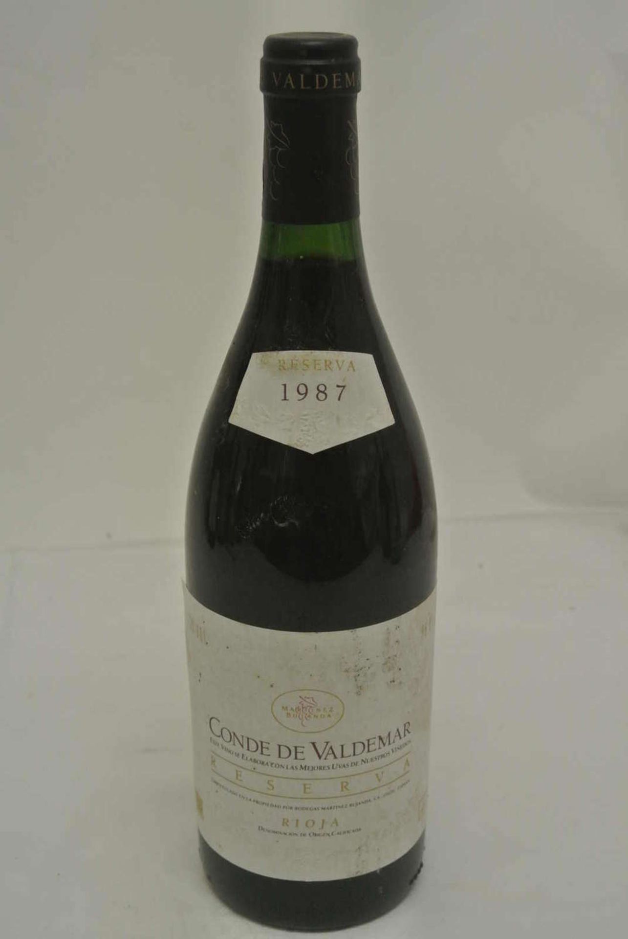 Conde de Valdemar, Reserva, Martinez Bujanda 1987