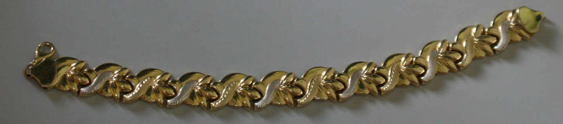 Armband, 585er Gelbgold, Länge ca. 20 cm, Gewicht ca. 14 gr