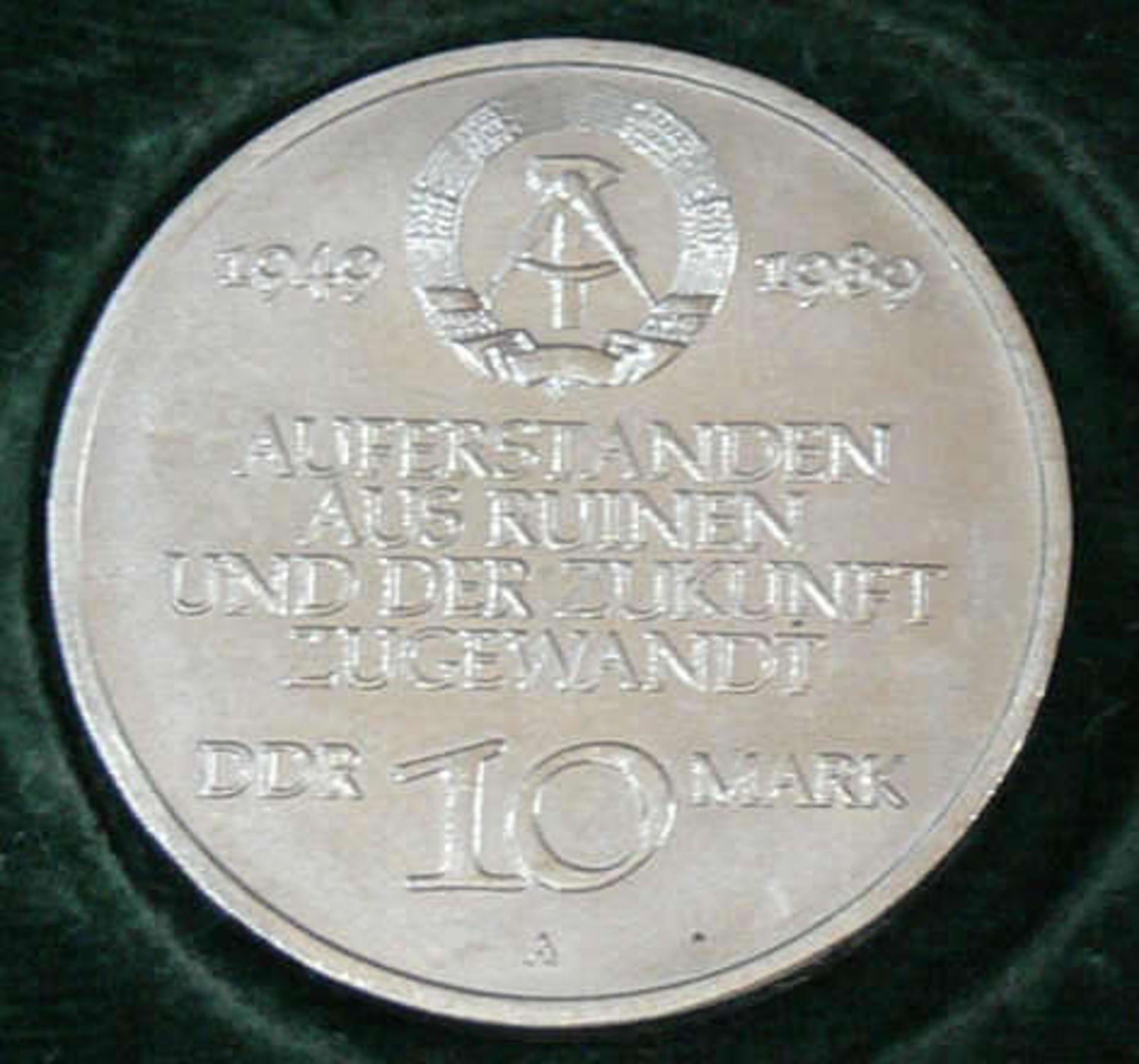 Lot Münzen und Medaillen, bestehend aus: Medaille U 2540 "Wilhelm Bauer", Silber, DDR 10 Mark "40 - Bild 4 aus 6