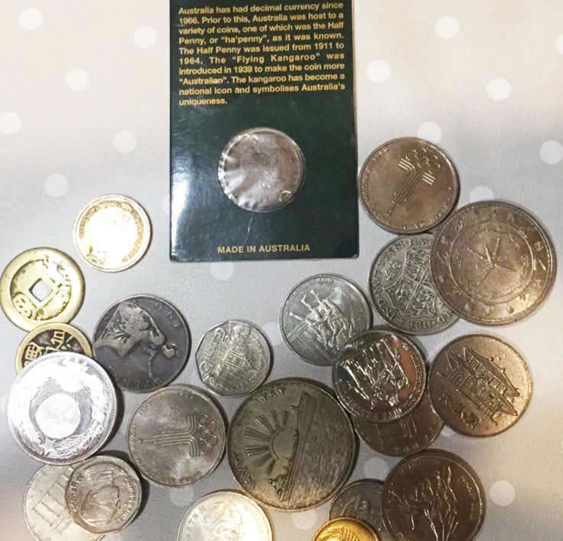 Münz und Medaillen - Fundus, teilweise Silber. Dabei Ägypten, China und weiter Staaten. Bitte - Image 2 of 2