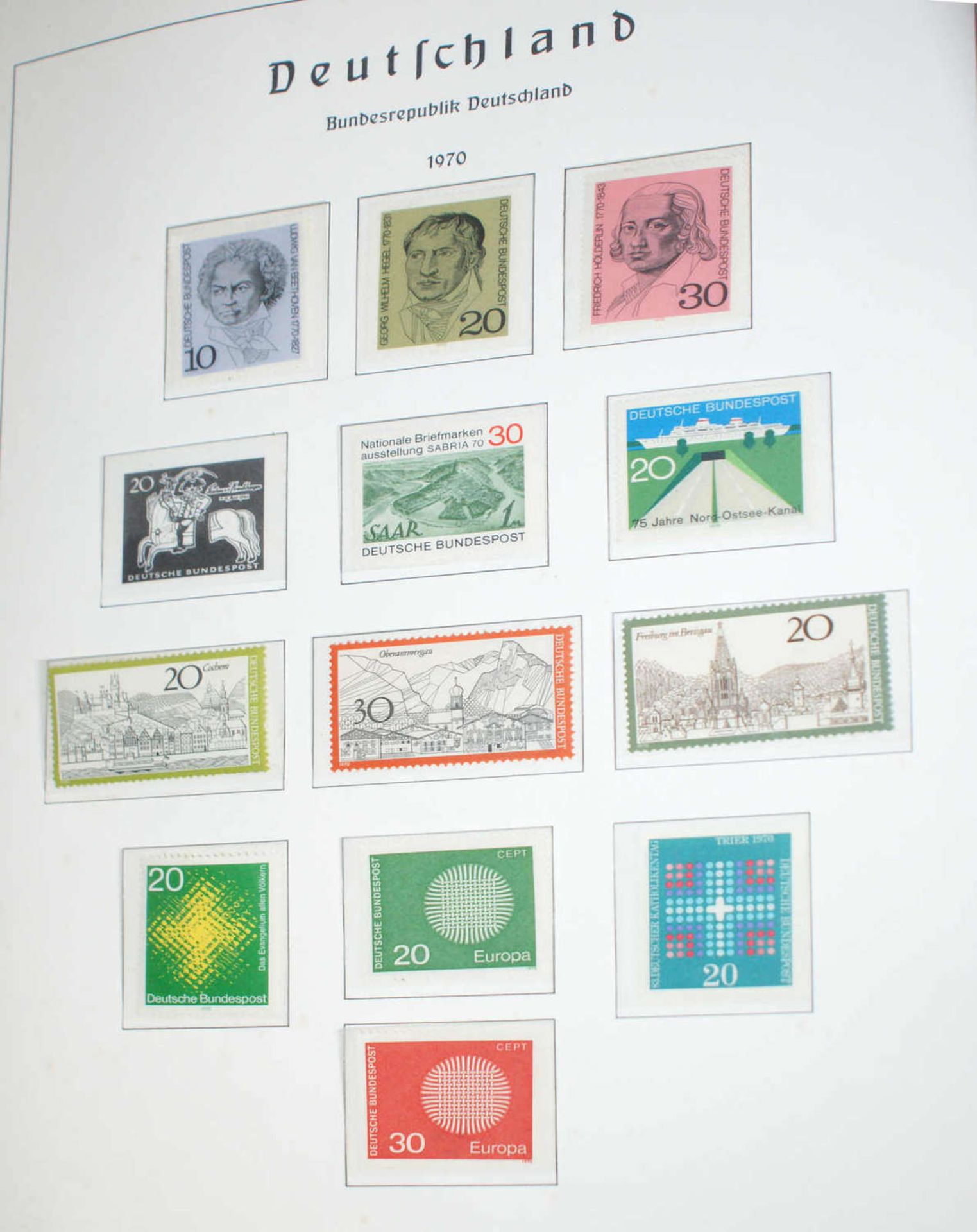 BRD - Briefmarken Dubletten Konvolut, bestehend aus 18 Alben, teilweise schlecht gelagert. - Bild 4 aus 5