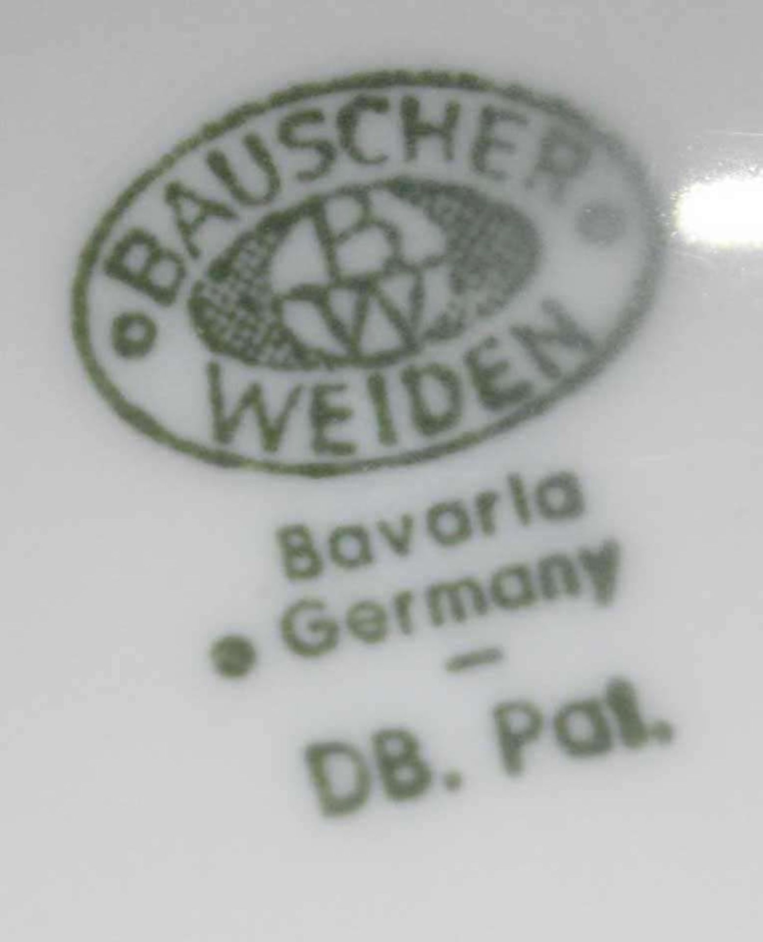 Bauscher Weiden, Art Deco Tee - Warmhaltekanne mit Cromargan - Metallmantel. H: ca. 15 cm (ohne - Bild 2 aus 2