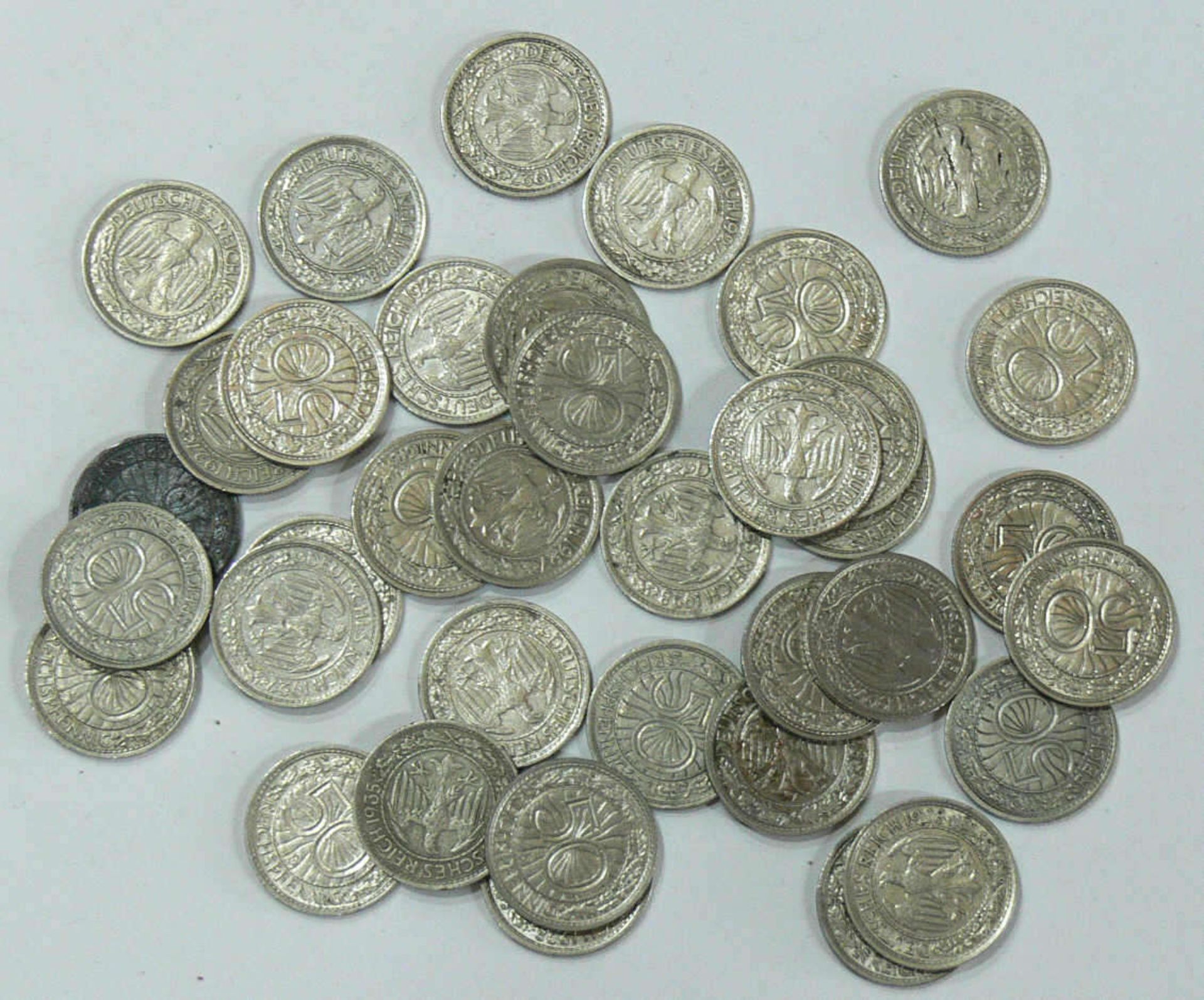 Weimarer Republik, Lot Kleinmünzen. Bitte besichtigen. Weimar Republic, Lot small coins. Please