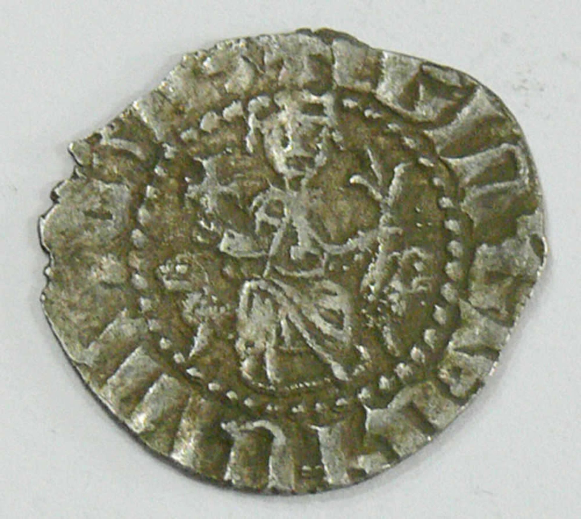 Armenien 1185-1219,Silbermünze Leo I.. Wahrscheinlich zur Kröning geprägt. Vorderseite: Leo I. und