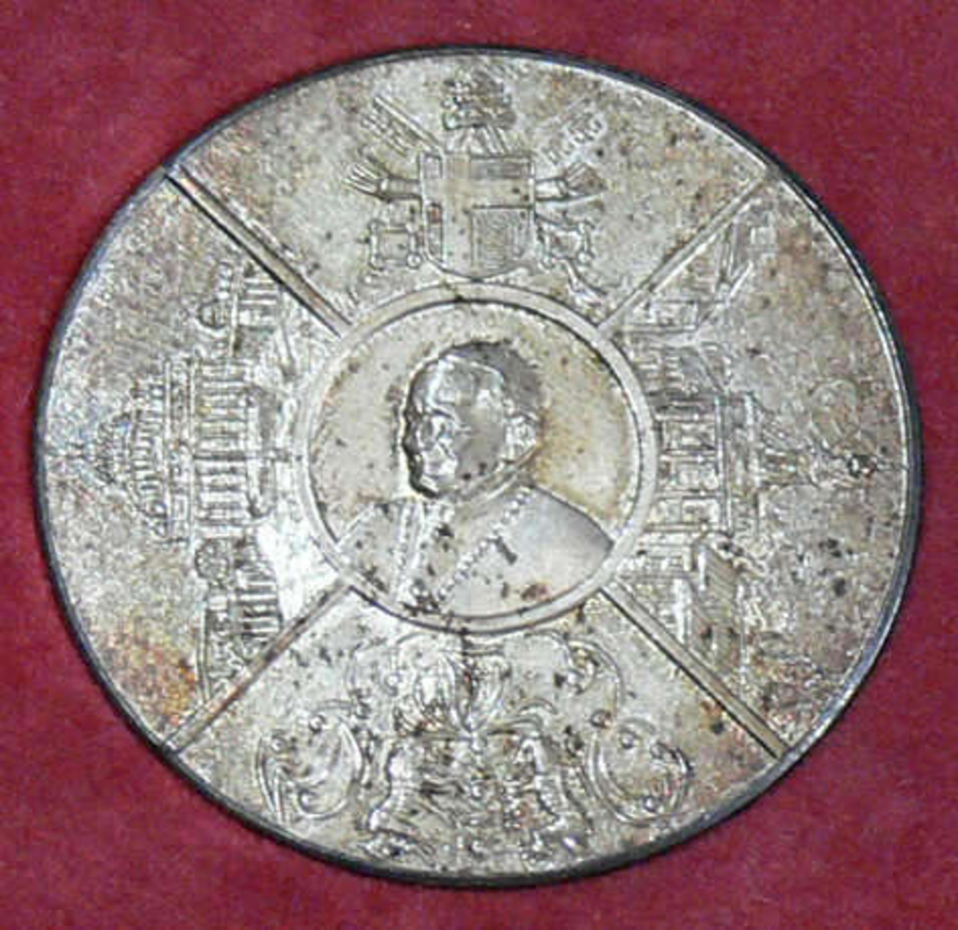 Polen 1983, Medaille Jan Pawel II., Silber 800, Gewicht: ca. 46 g. Durchmesser: ca. 45 mm. In - Bild 2 aus 3