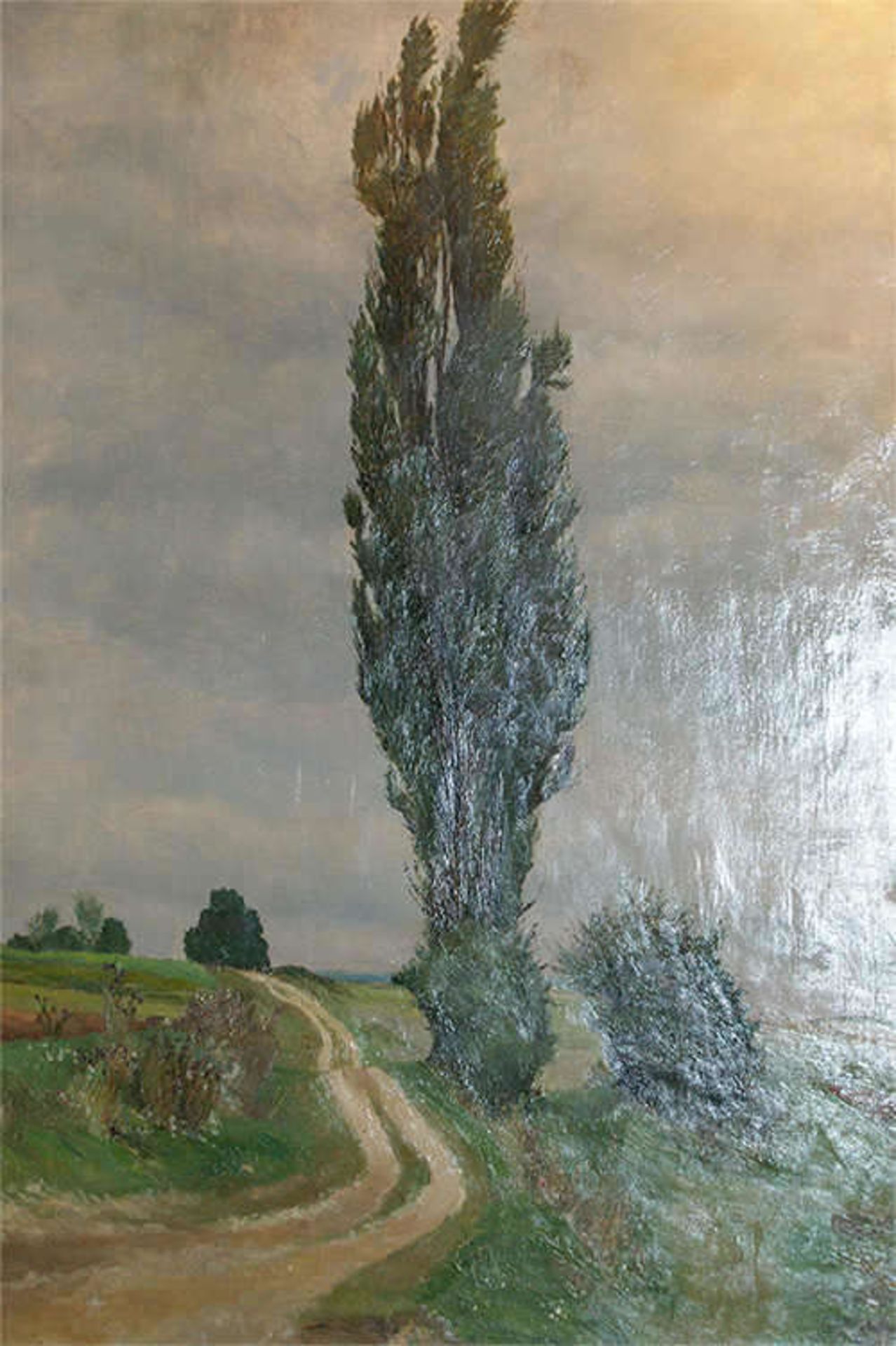 Paul Blume (1900-1981), Ölgemälde auf Leinwand, "Imposanter Baum am Wegesrand", rechts unten - Bild 3 aus 3