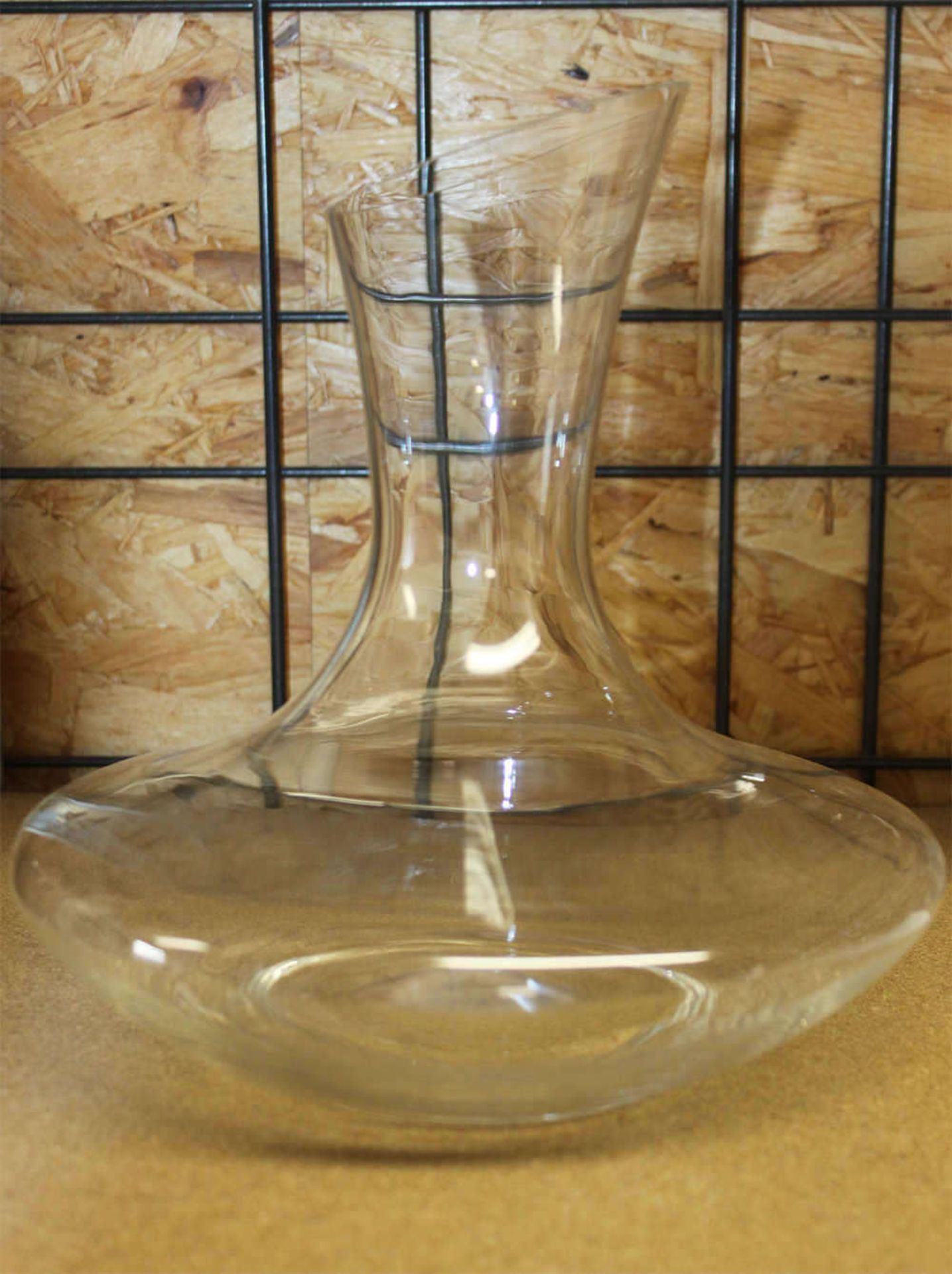 Rosenthal Decanter aus Glas, Höhe ca. 21 cm, Durchmesser ca. 21 cm. Guter Zustand. - Bild 2 aus 3