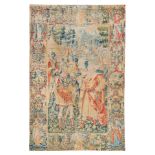 A Flemish Wool Tapestry 11 feet 1 inch x 7 feet 9 1/2 inches.