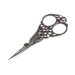 A Pair of Steel Bird" Scissors Length 4 1/2 inches."