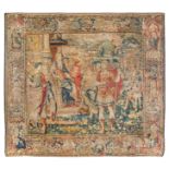 A Flemish Wool Tapestry 11 feet 3 inches x 12 feet 8 inches.