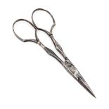 A Pair of Steel Small Scissors Length 3 5/8 inches.