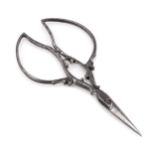 A Pair of Small Steel Scissors Length 2 1/2 inches.