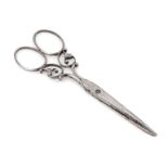 A Pair of Steel Scissors Length 4 1/8 inches.