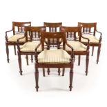 A Near Pair of Chippendale Mahogany Side Chairs Height 34 1/4 inches.