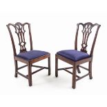 A Group of Six Anglo-Colonial Style Mahogany Armchairs Height 32 3/4 inches.