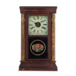 An American Mahogany Shelf Clock Height 25 inches.