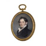 Artist Unknown, (French, 19th Century), Portrait Miniature of the Count de Villeford