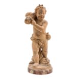 A French Terra Cotta Figure Height 13 inches.