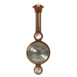 An American Mahogany Barometer Height 37 inches.