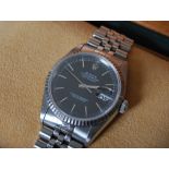 A Rolex Datejust Oyster Perpetual Chronometer in stainless steel with Jubilee bracelet, with