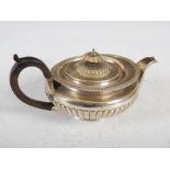 A George IV silver Bachelors teapot, London, 1829, makers mark of Edward, Edward Junior, John &